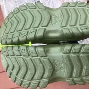 Crocs Offroad Sport Clog Color: Army Green / Navy
Size: Size:M8 W10. New w tag CROCS | Shoes | Crocs Offroad Sport Clog Color Army Green  main image 3